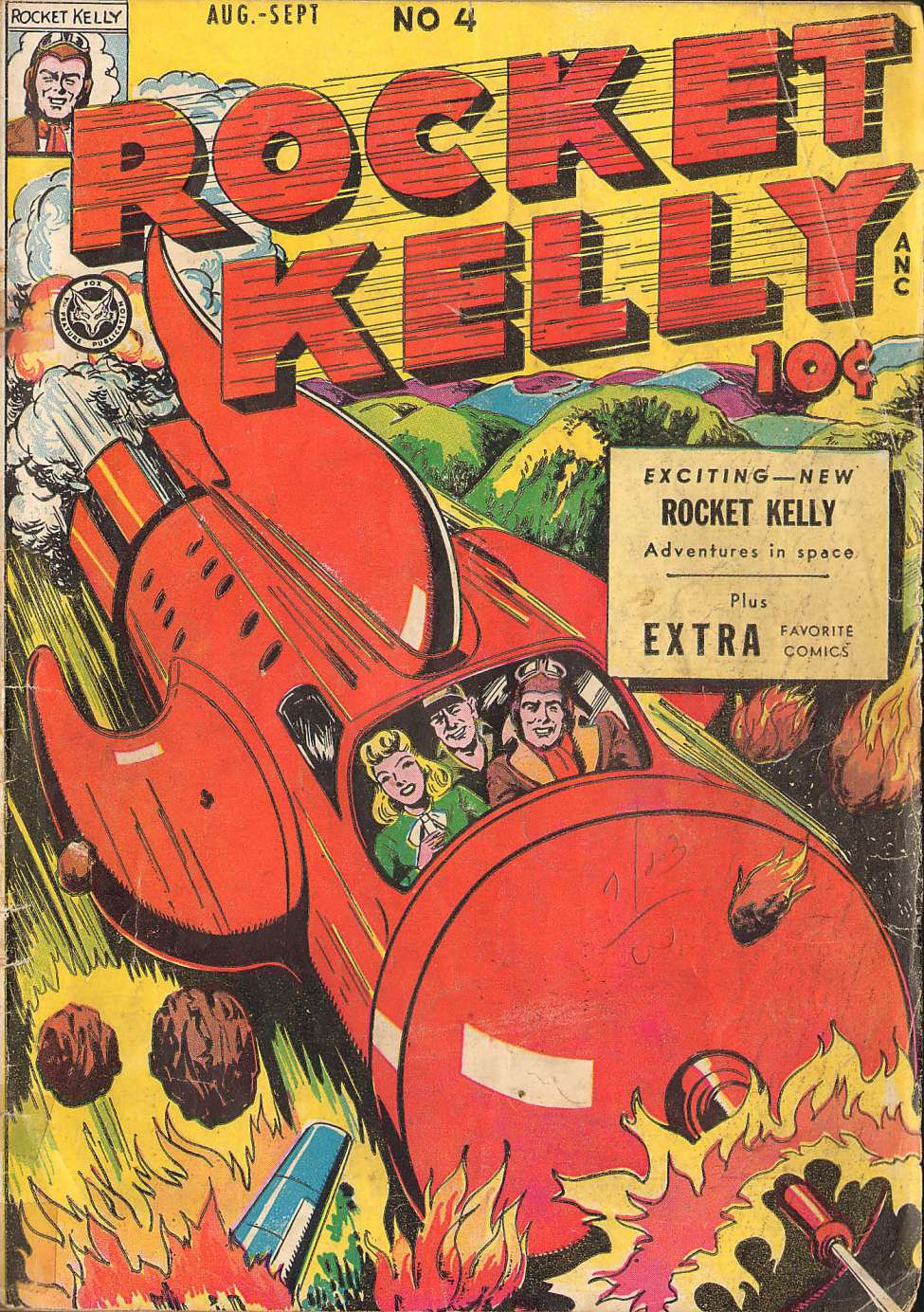 Comic Book Cover For Rocket Kelly 4