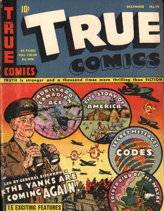Book Cover For True Comics 19 - Version 1