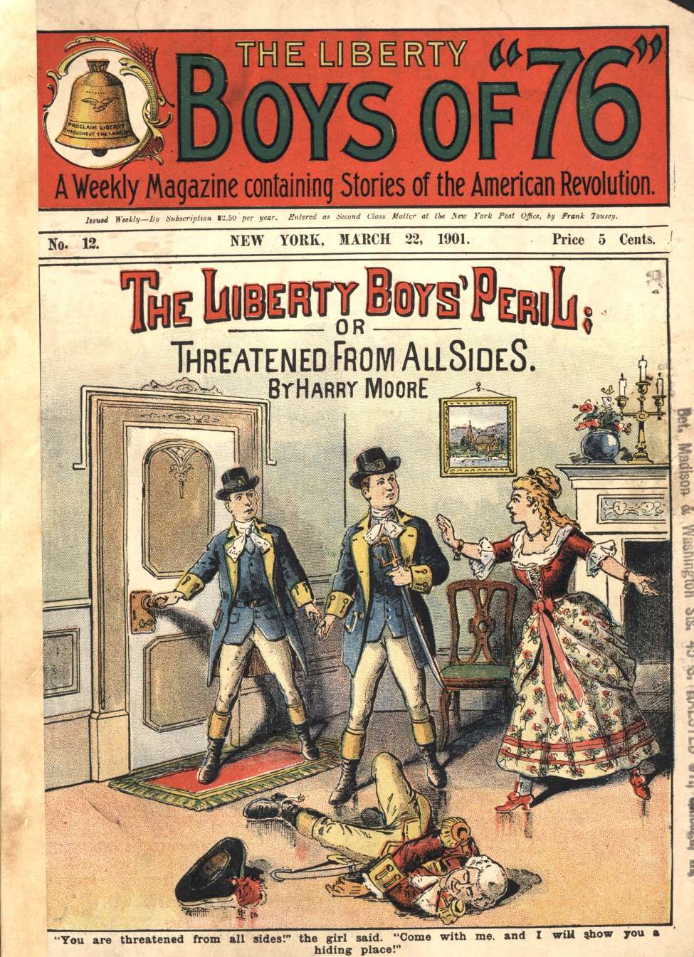 Book Cover For The Liberty Boys of 76 12 - The Liberty Boys' Peril