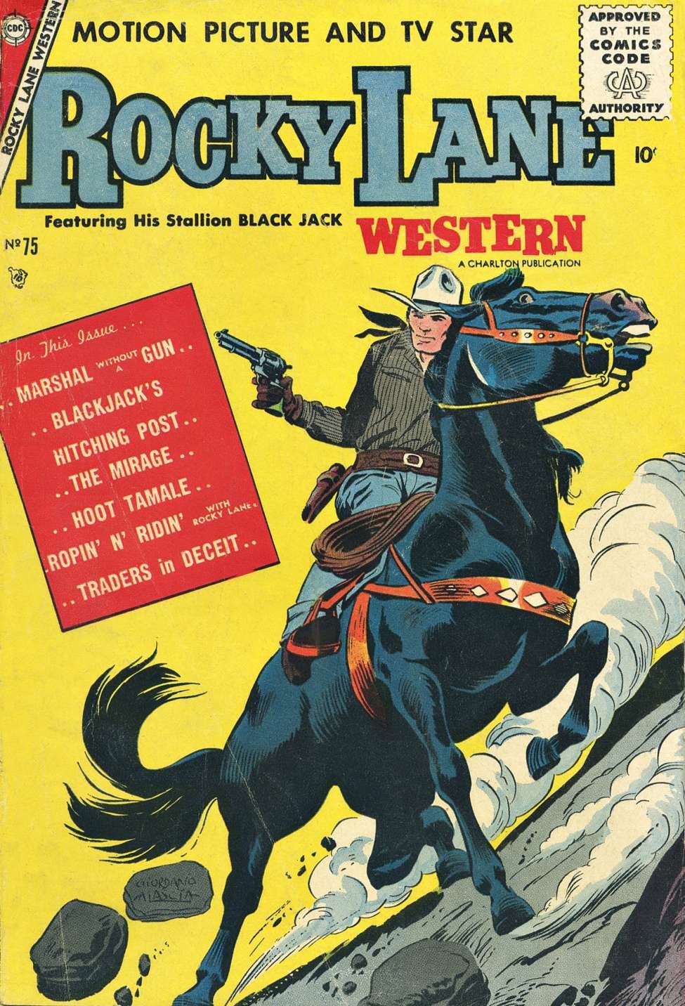 Book Cover For Rocky Lane Western 75