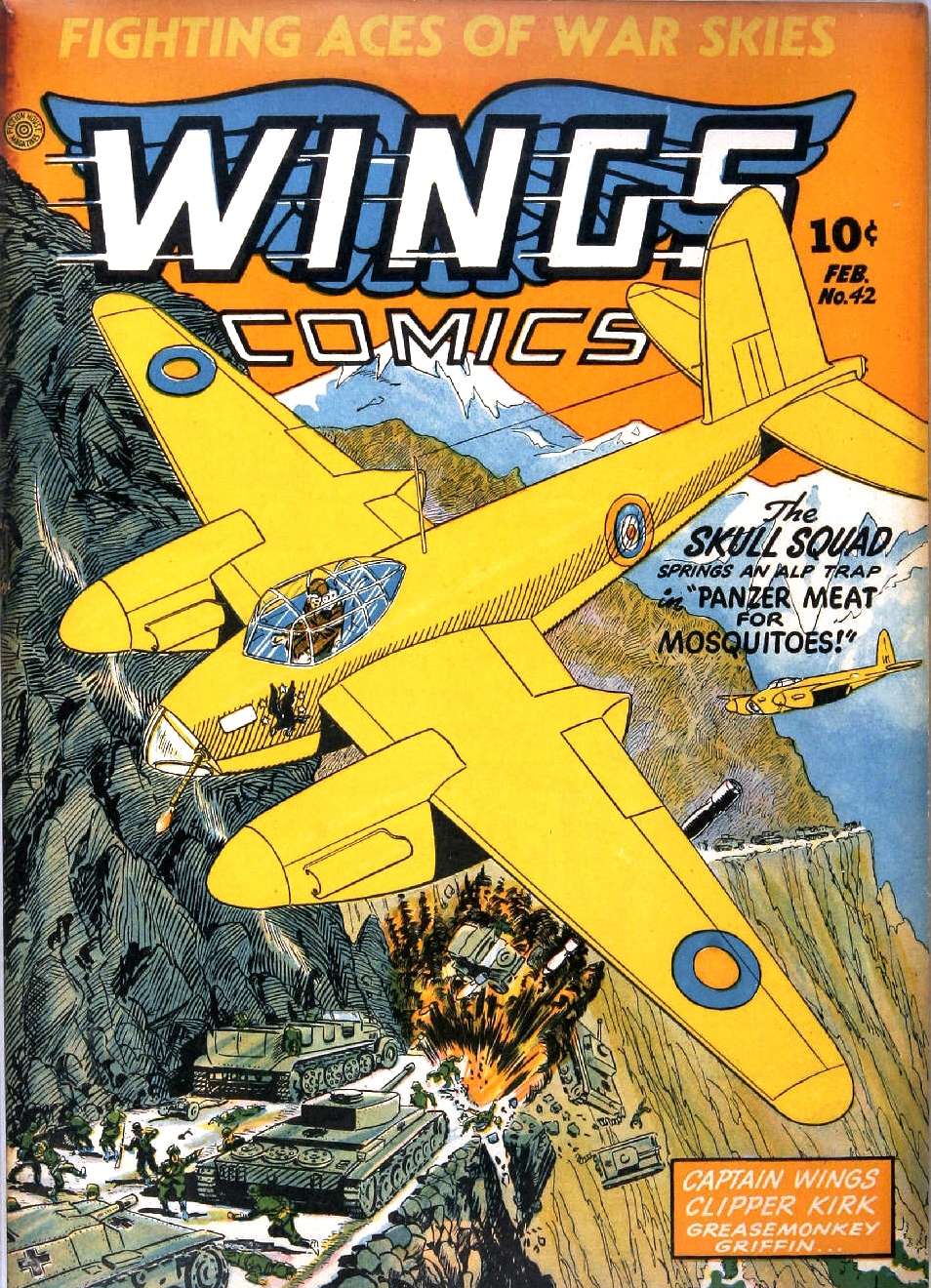 Comic Book Cover For Wings Comics 42