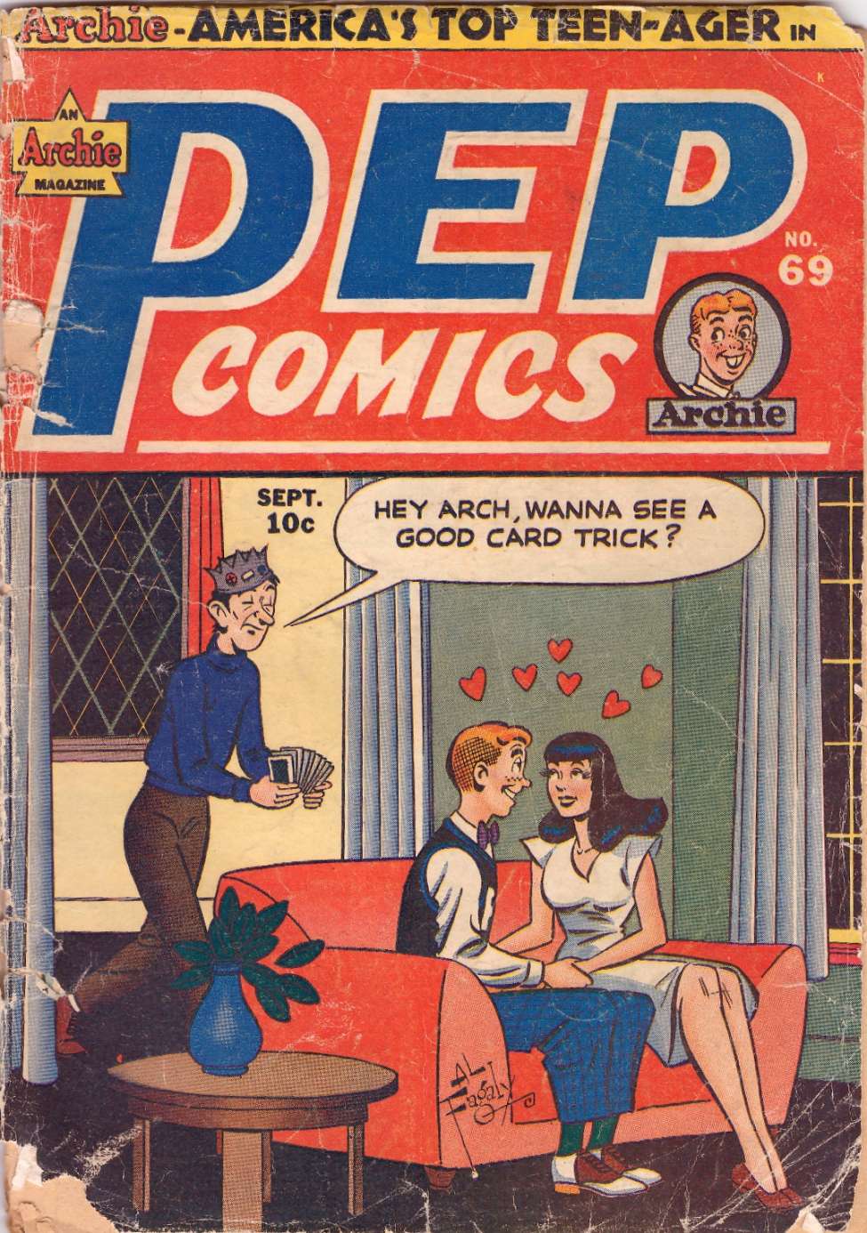 Book Cover For Pep Comics 69