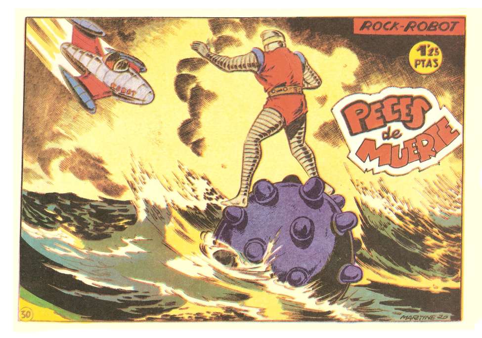 Comic Book Cover For Rock Robot 30 - Peces de Muerte