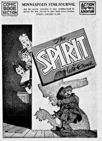 Large Thumbnail For The Spirit (1941-01-19) - Minneapolis Star Journal (b/w)