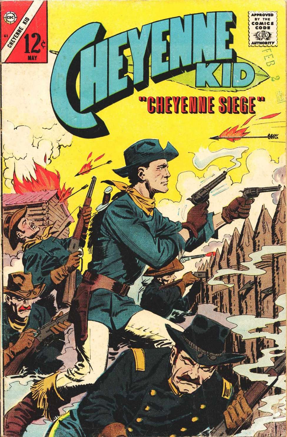 Comic Book Cover For Cheyenne Kid 61