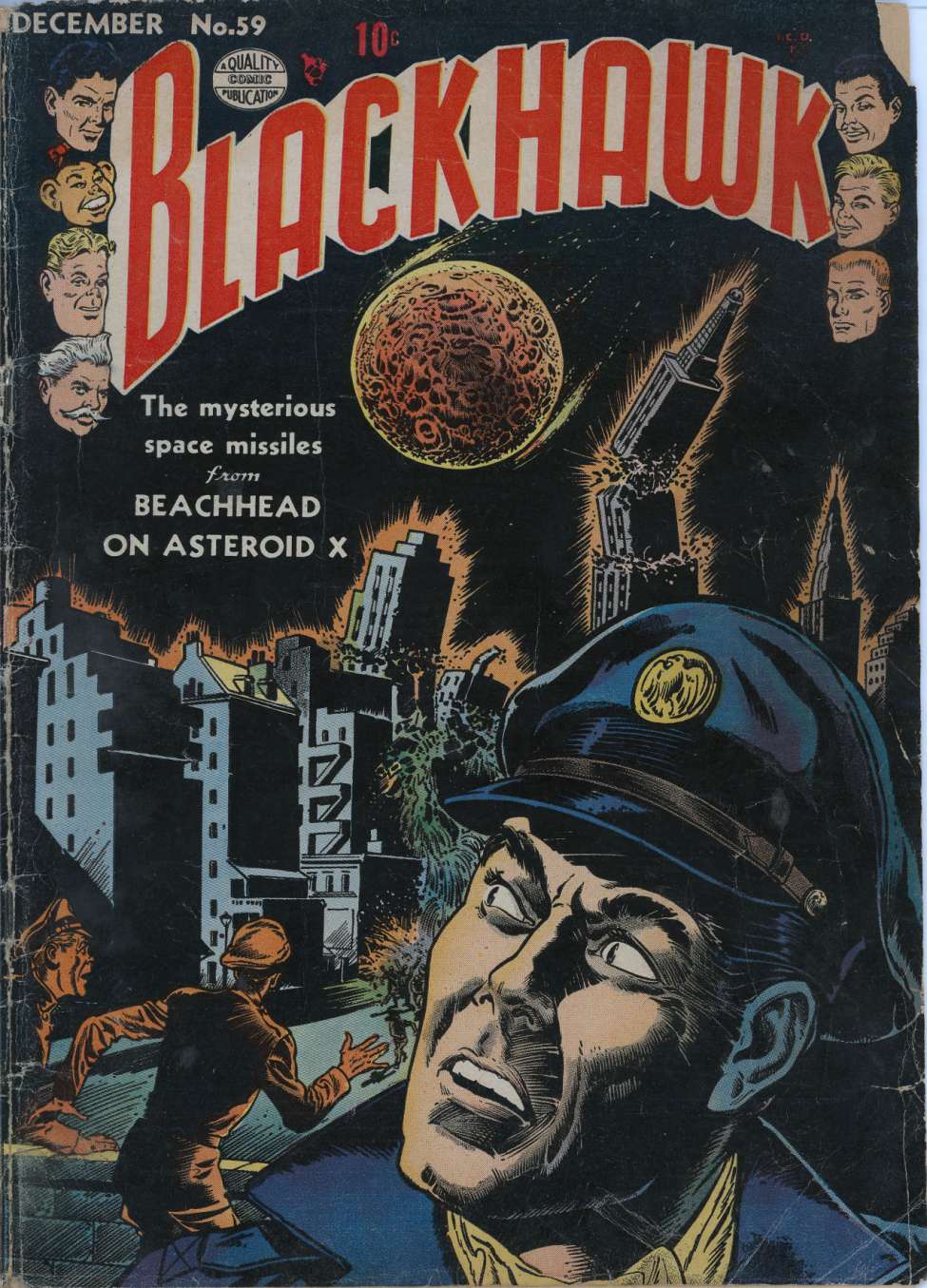 Comic Book Cover For Blackhawk 59
