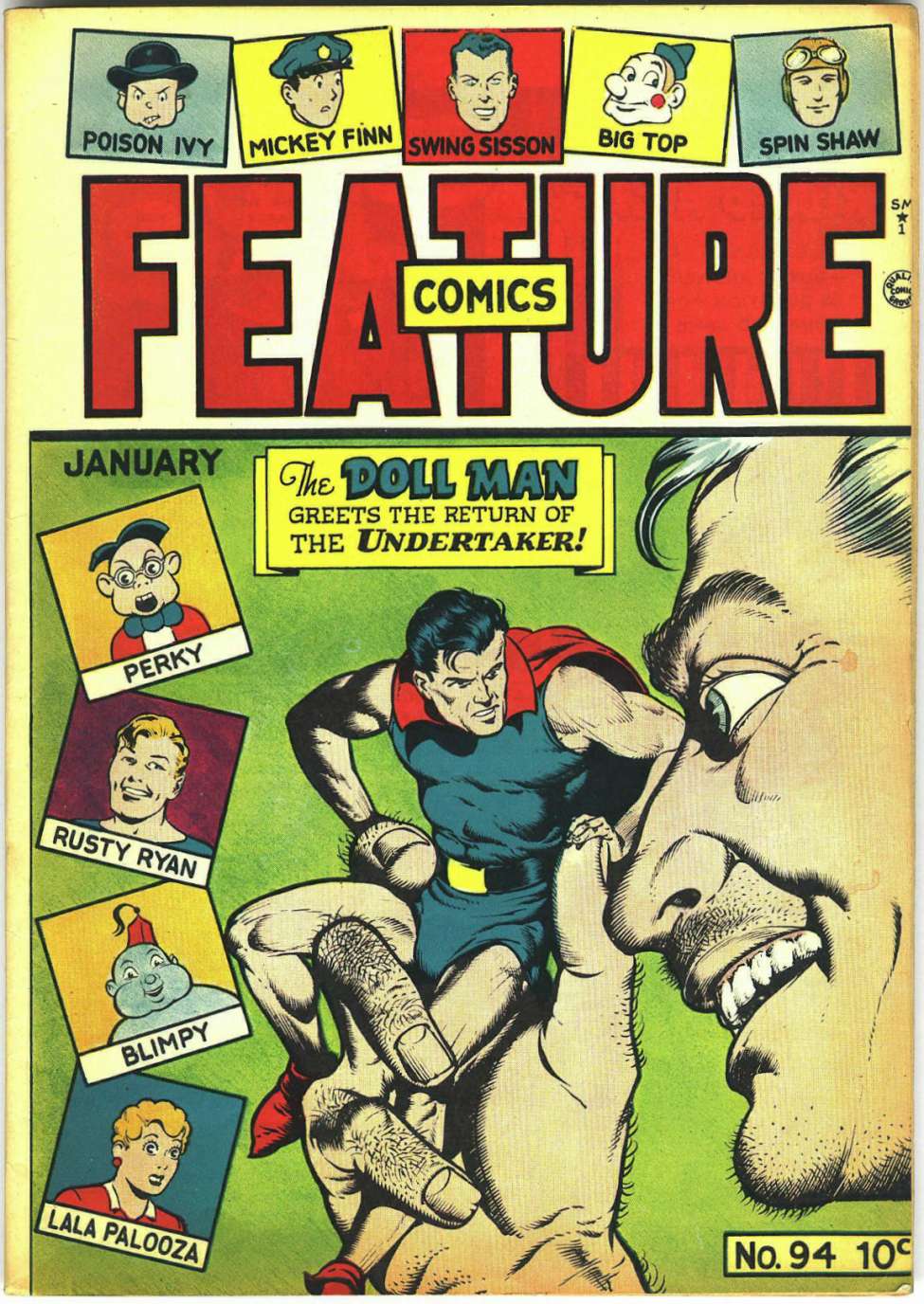 Comic Book Cover For Feature Comics 94