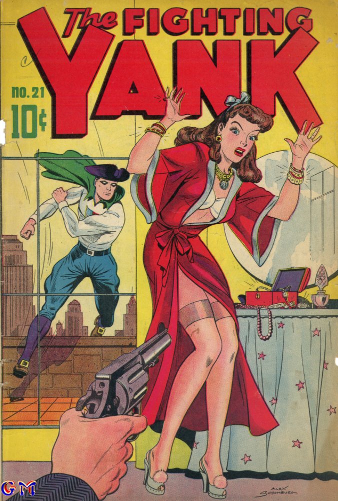 Comic Book Cover For The Fighting Yank 21 - Version 1