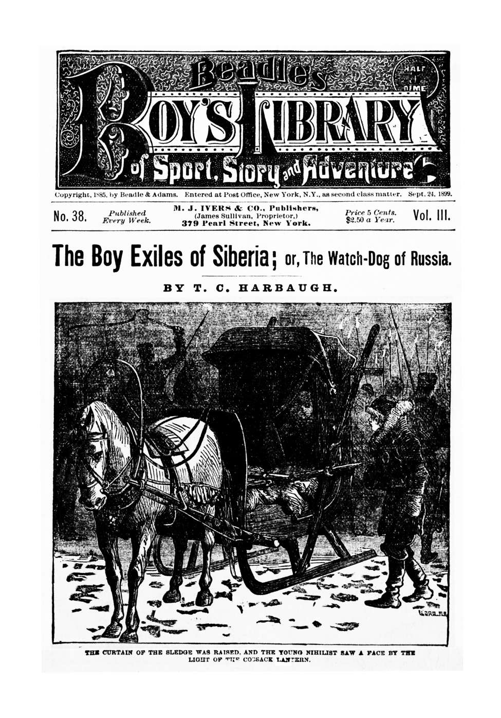 Book Cover For Boy Exiles of Siberia