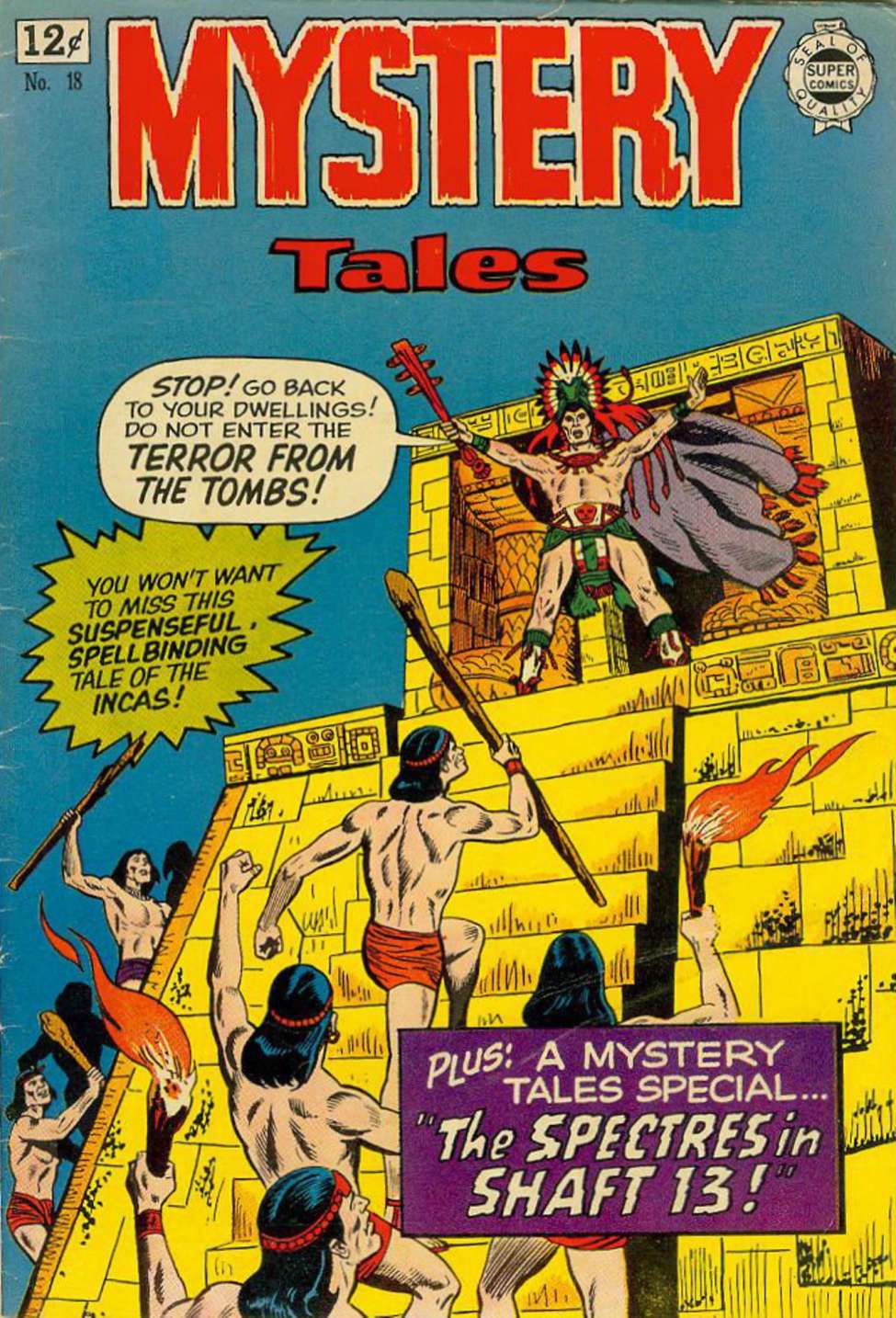 Comic Book Cover For Mystery Tales 18