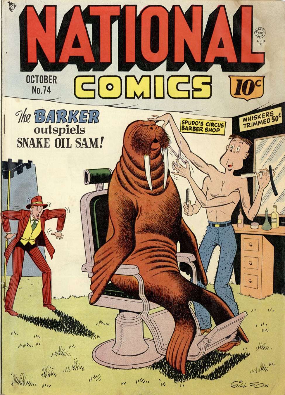 Book Cover For National Comics 74