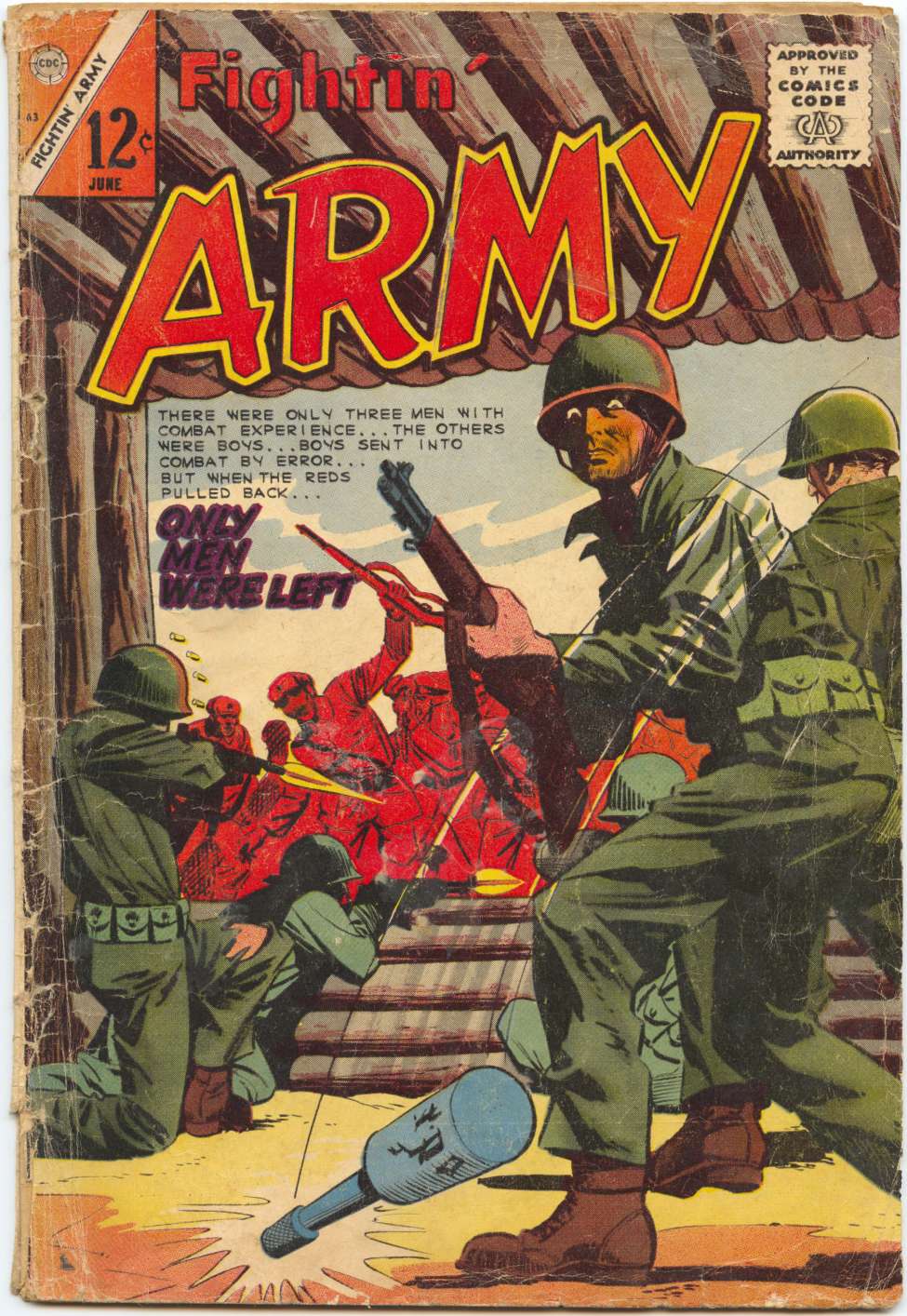 Comic Book Cover For Fightin' Army 63 - Version 2