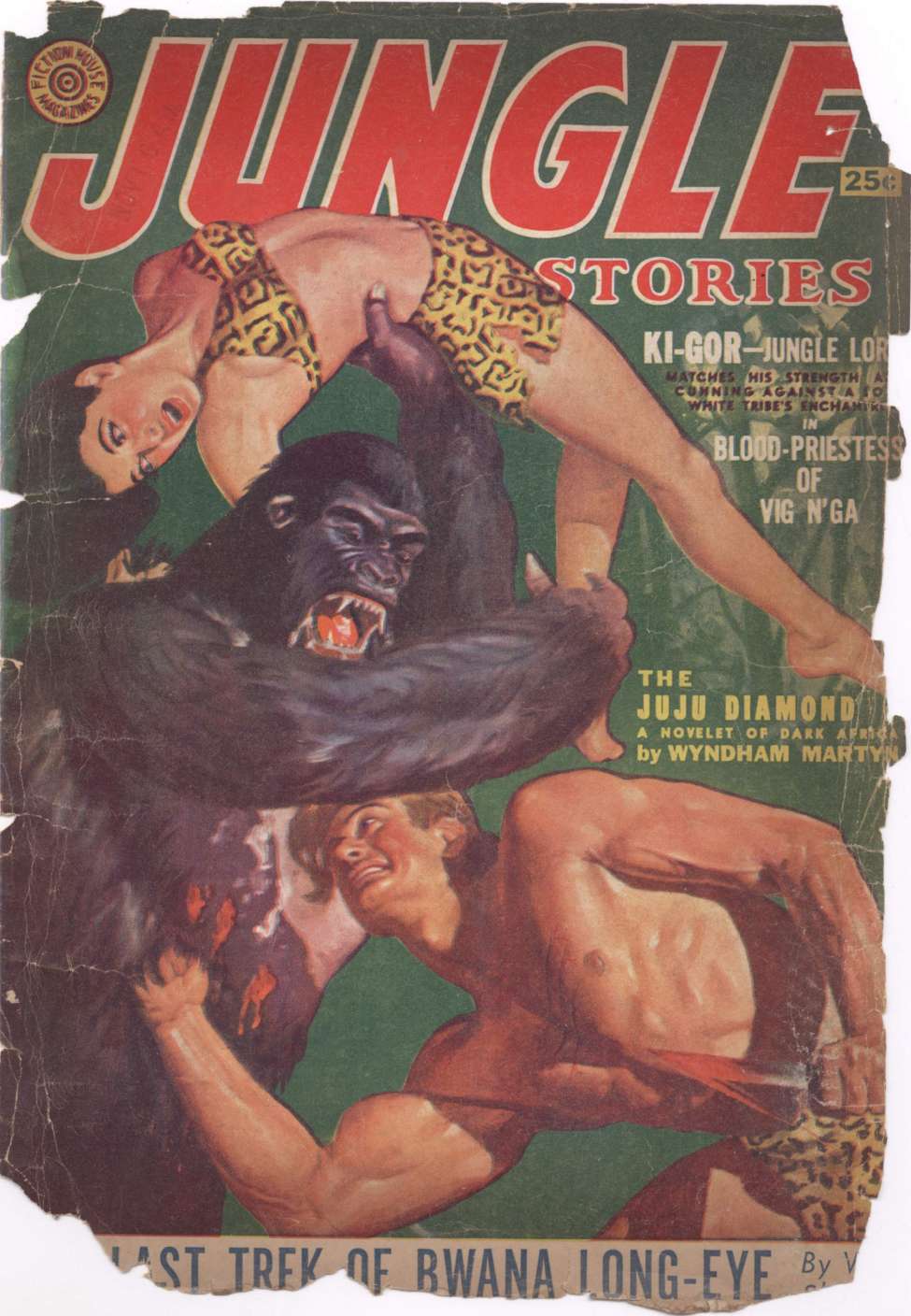 Book Cover For Jungle Stories v5 4 - The Last Trek of Bwana Long-Eye - Walter James Sheldon