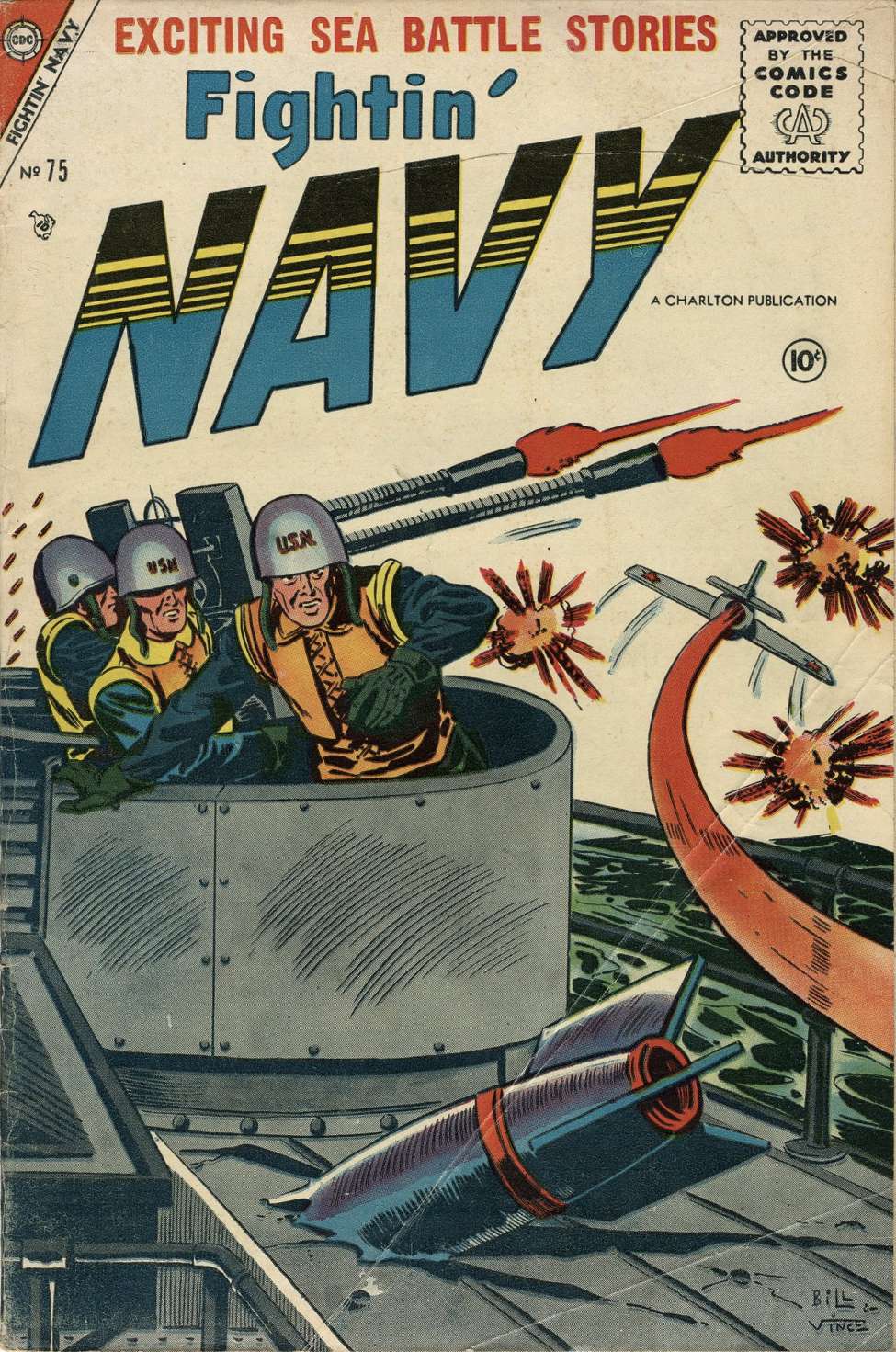 Book Cover For Fightin' Navy 75 - Version 2