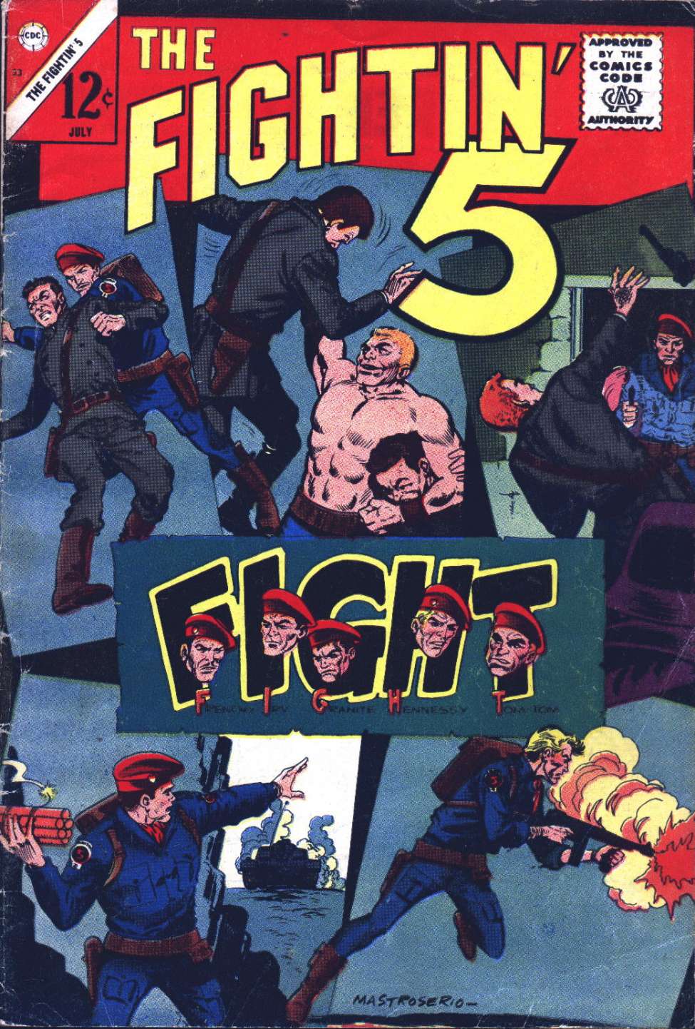 Comic Book Cover For Fightin' Five 33