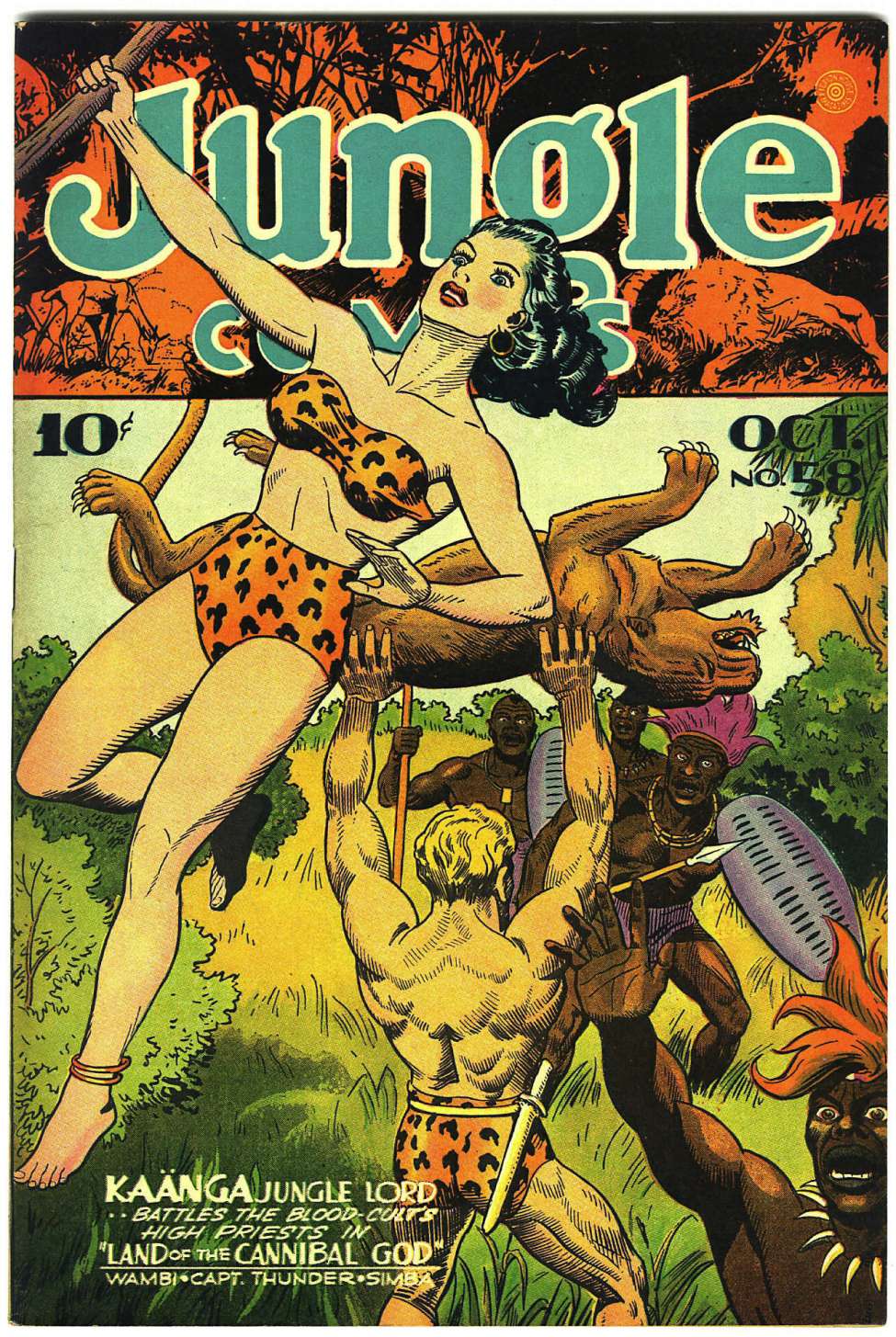 Book Cover For Jungle Comics 58
