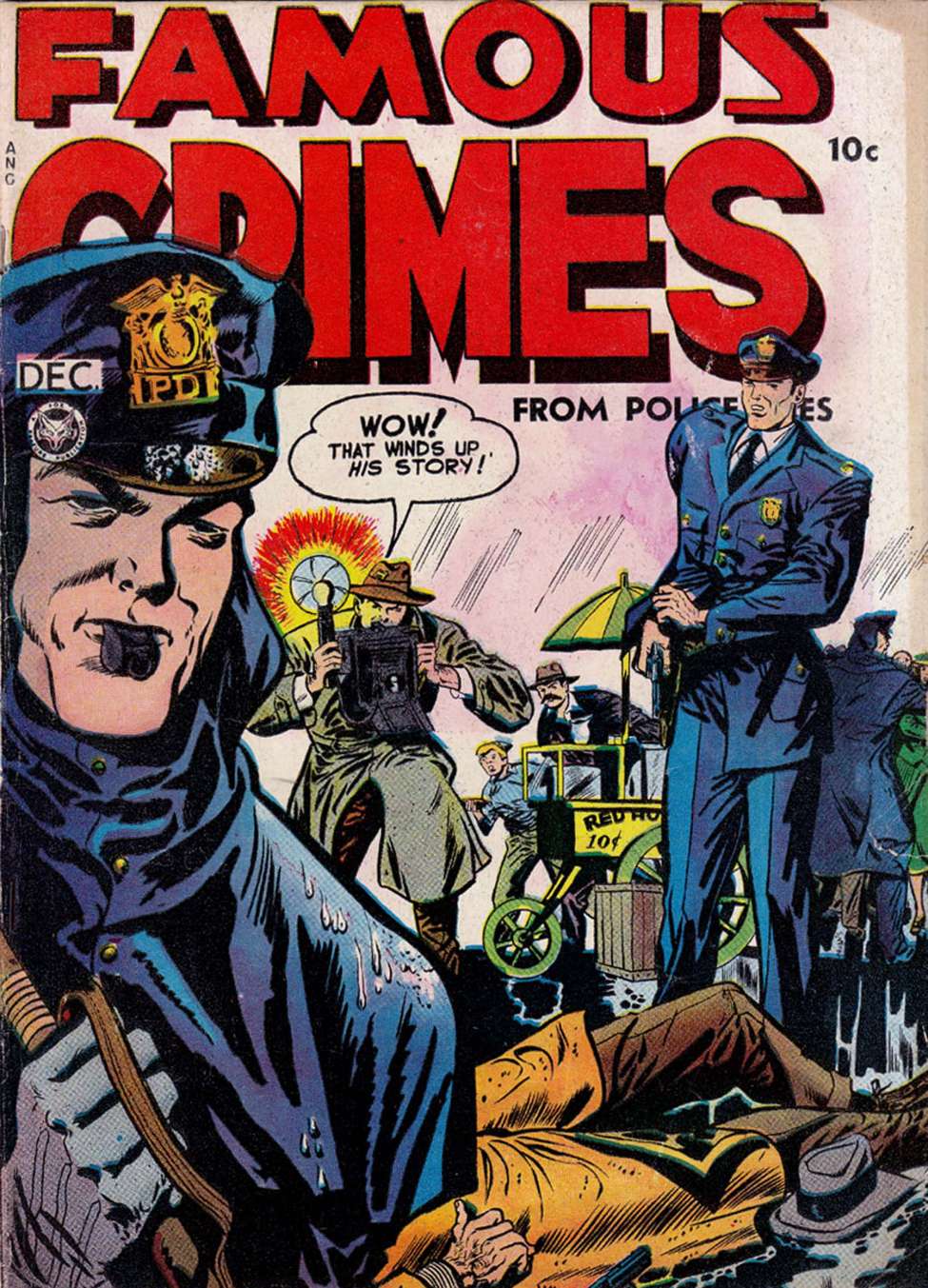 Comic Book Cover For Famous Crimes 4