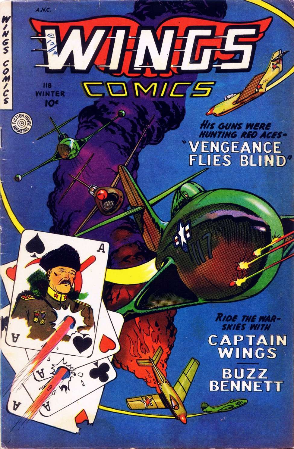 Comic Book Cover For Wings Comics 118