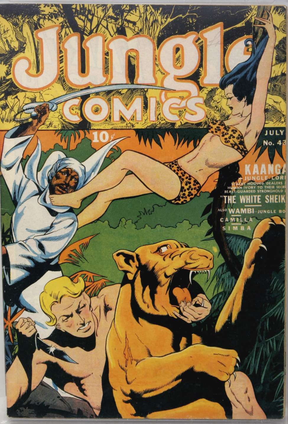 Book Cover For Jungle Comics 43