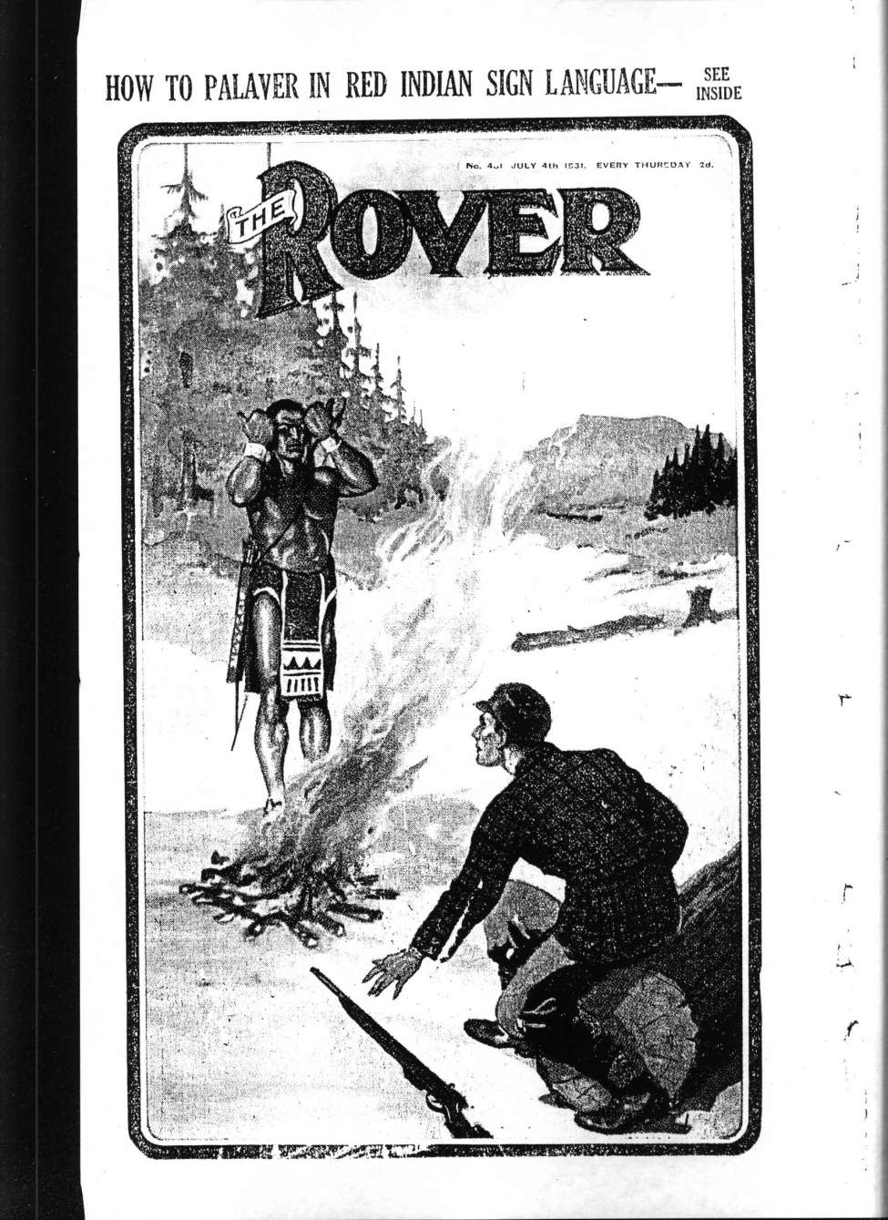 Comic Book Cover For The Rover 481