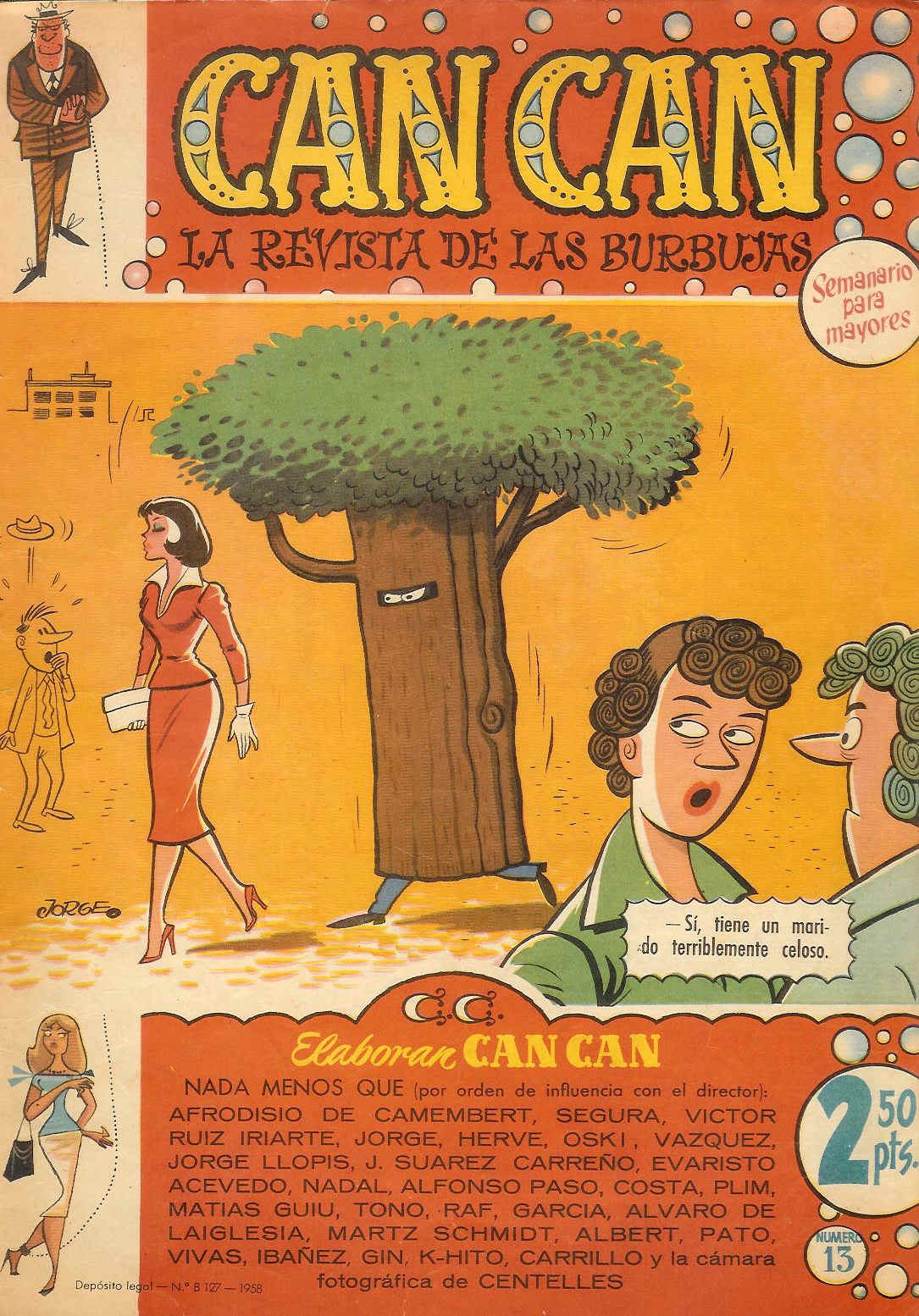 Comic Book Cover For Can Can 13