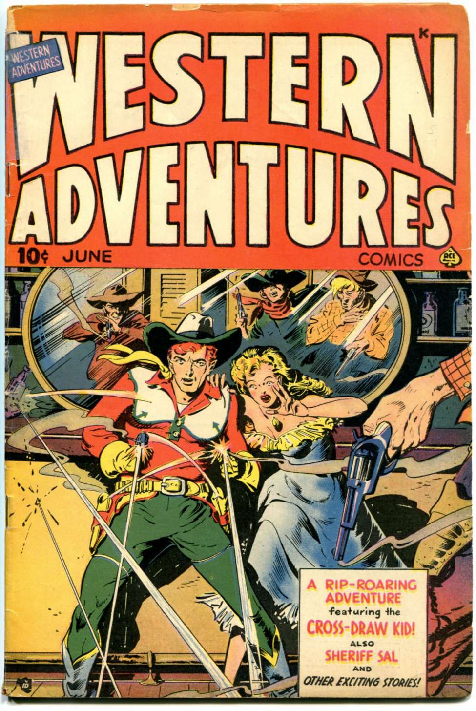 Comic Book Cover For Western Adventures 5