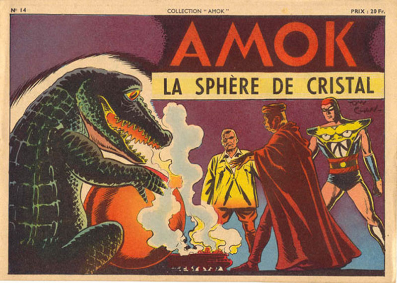 Book Cover For Amok 14 - La Sphère de Cristal