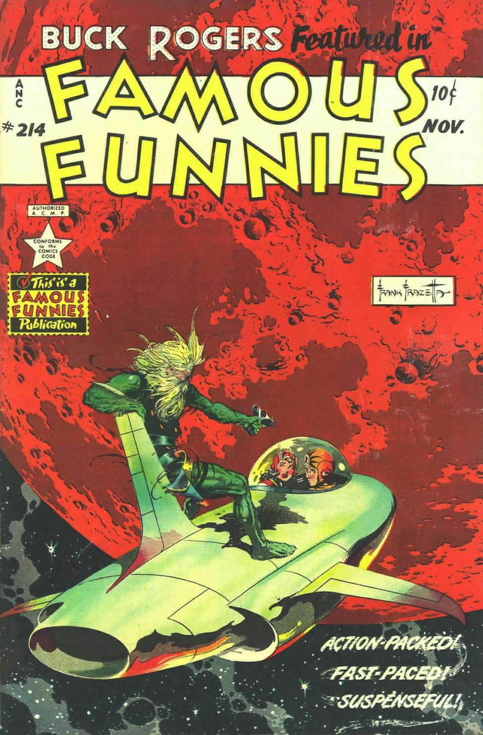 Book Cover For Famous Funnies 214