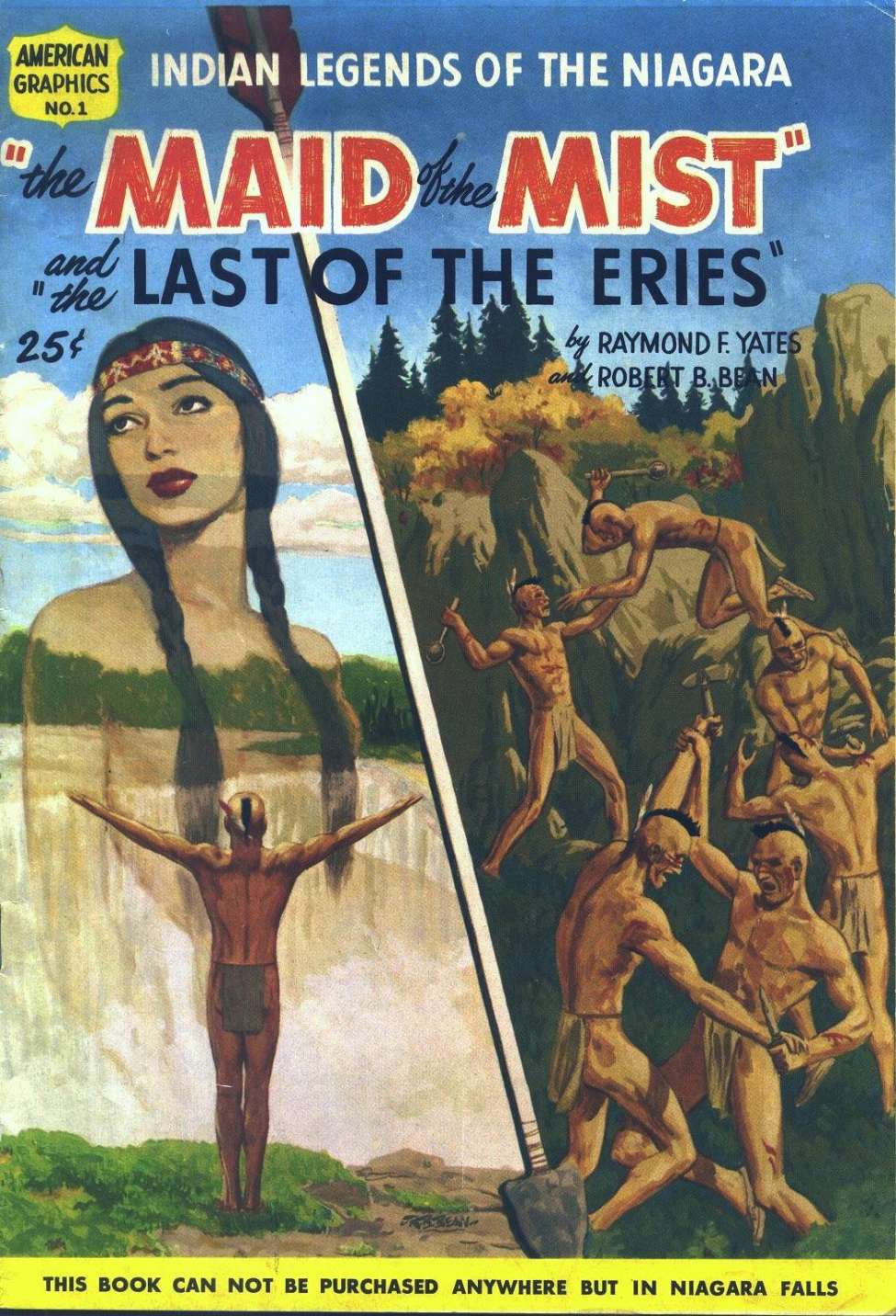 Comic Book Cover For Maid Of The Mist, The Last Of The Eries