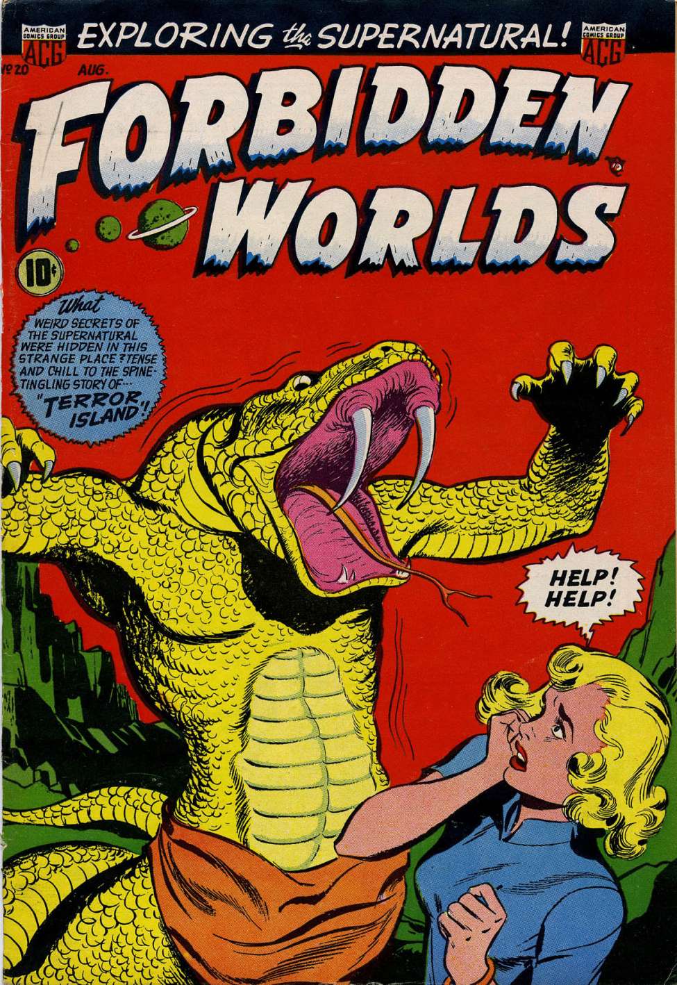 Comic Book Cover For Forbidden Worlds 20