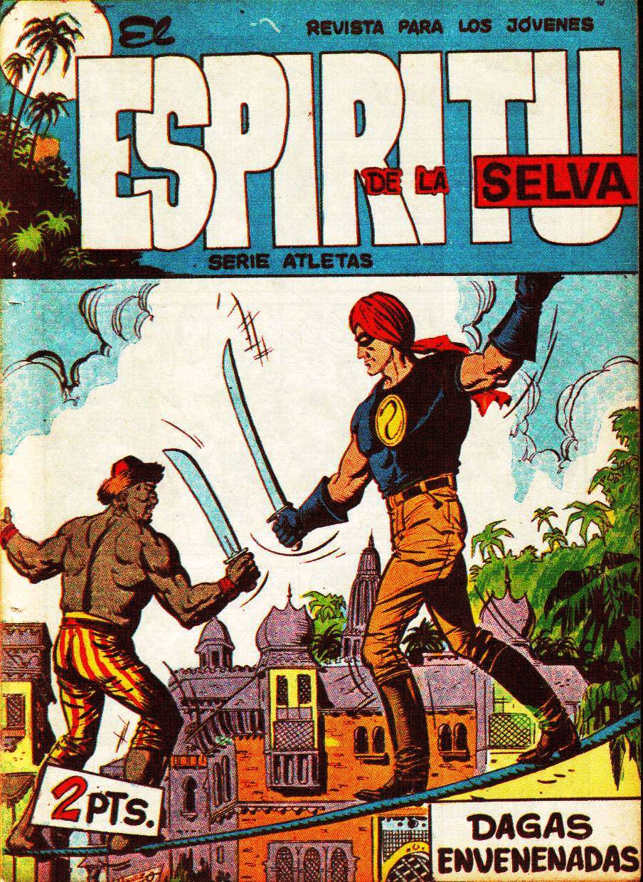 Comic Book Cover For El Espiritu De La Selva 12 - Dagas Envenenadas