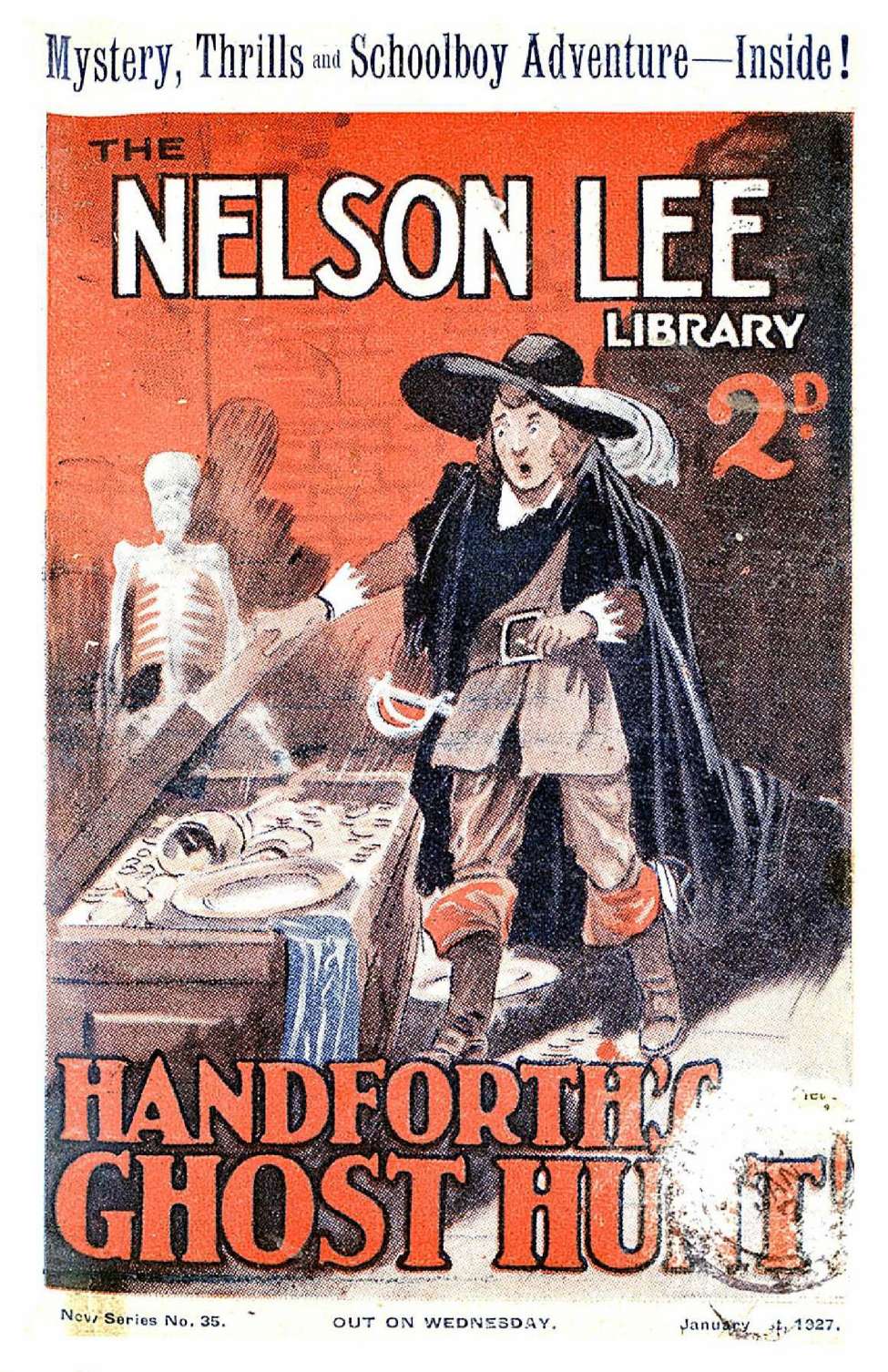 Comic Book Cover For Nelson Lee Library s2 35 - Handforth's Ghost Hunt