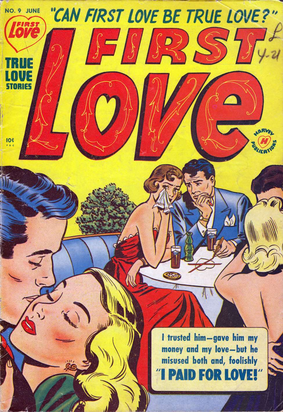 Comic Book Cover For First Love Illustrated 9