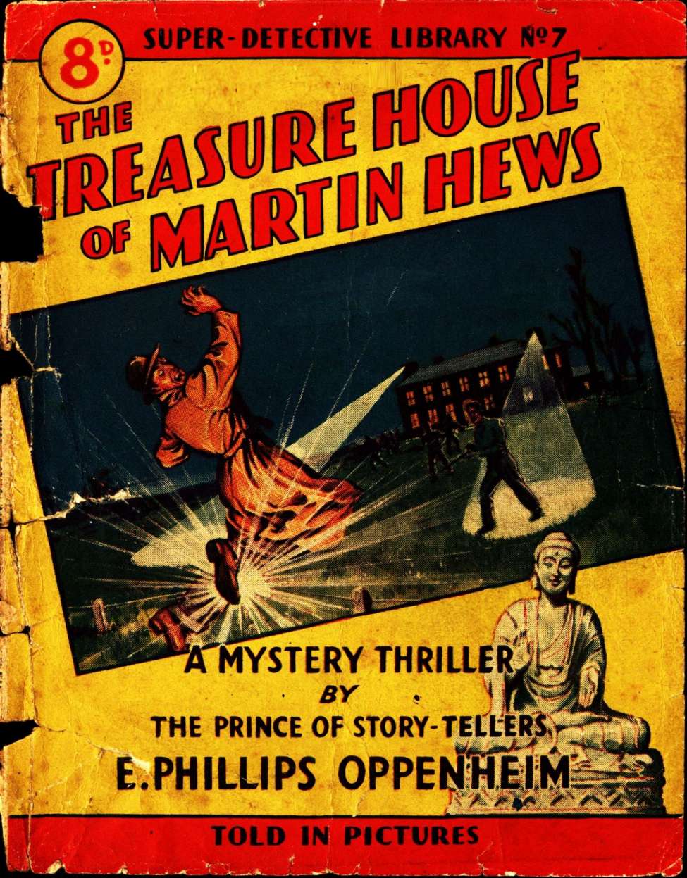 Comic Book Cover For Super Detective Library 7 - The Treasure House of Martin Hews