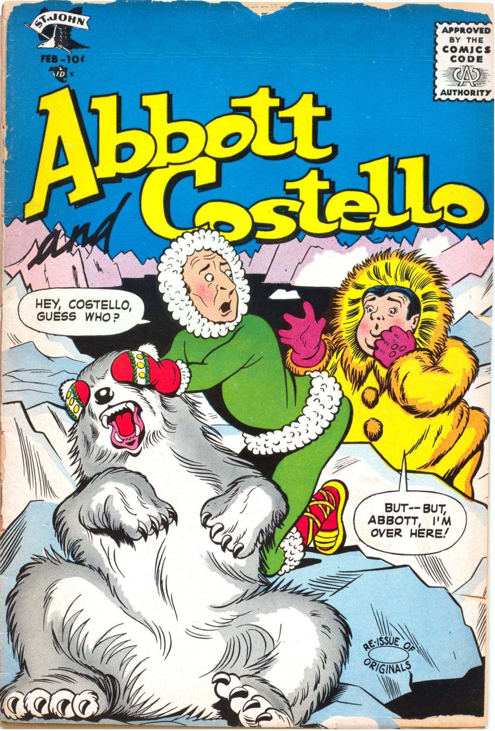 Comic Book Cover For Abbott and Costello Comics 36