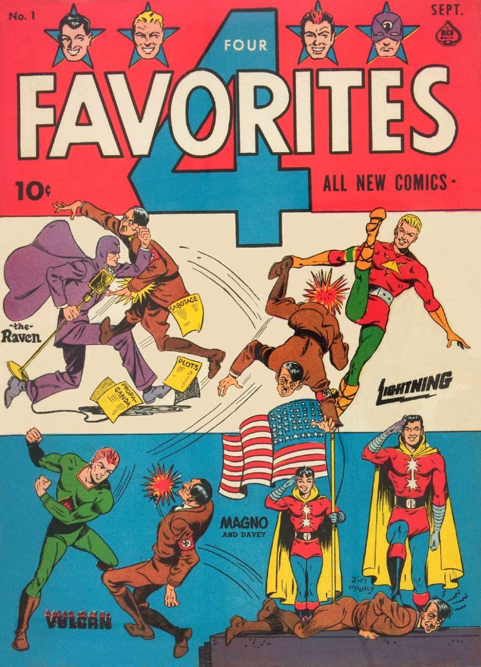 Comic Book Cover For Four Favorites 1