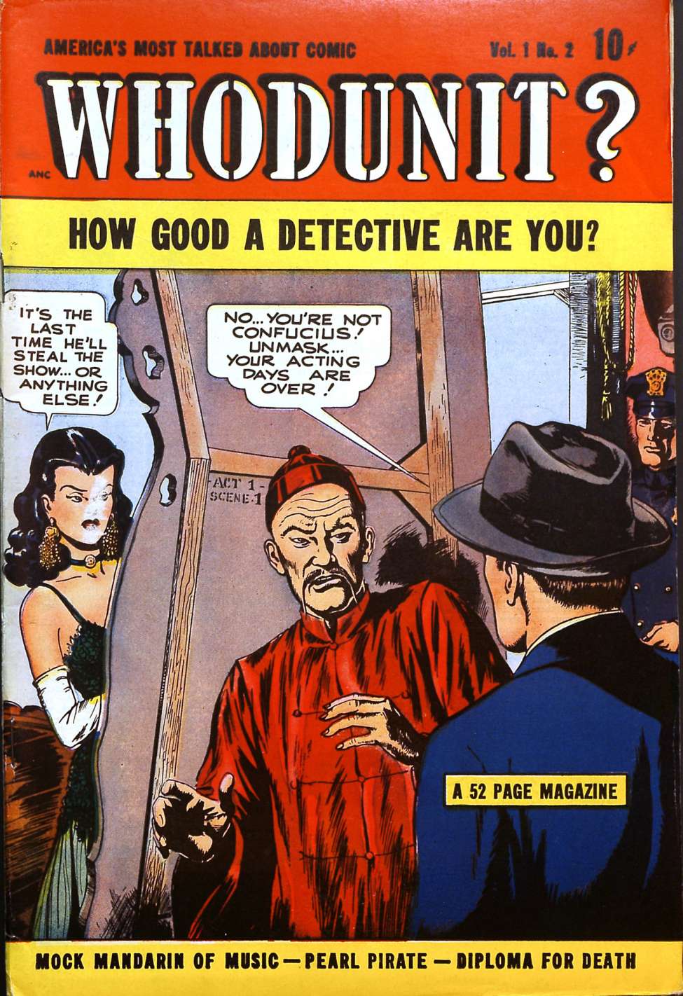 Comic Book Cover For Whodunit 2