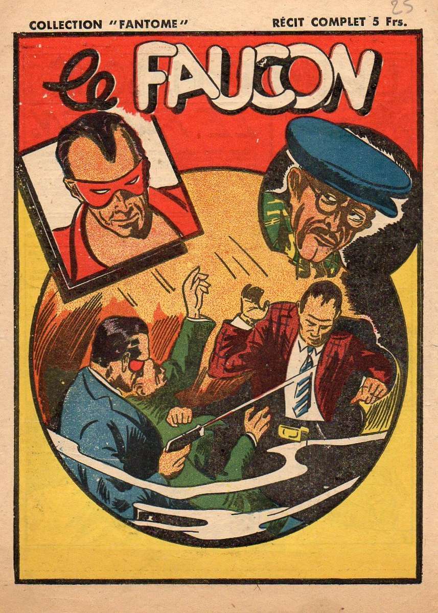 Comic Book Cover For Le Faucon Collection Fantome 1946