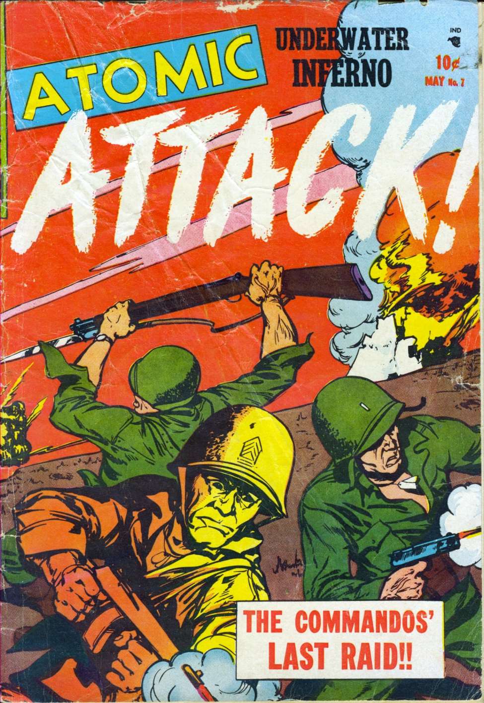 Comic Book Cover For Atomic Attack 7