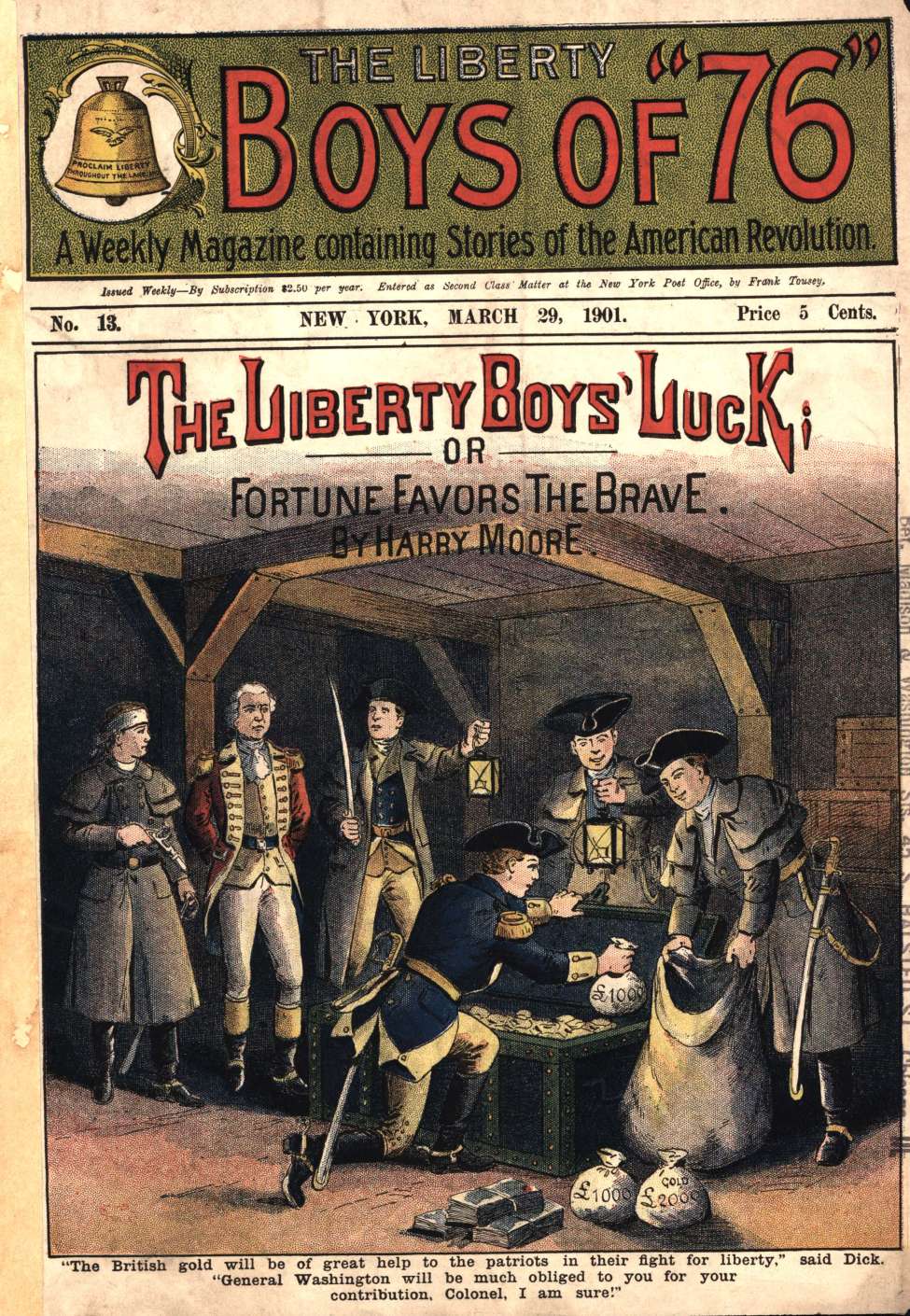 Book Cover For The Liberty Boys of 76 13 - The Liberty Boys' Luck
