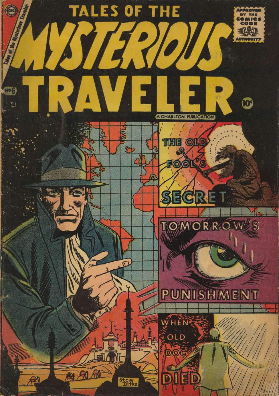 Comic Book Cover For Tales of the Mysterious Traveler 6