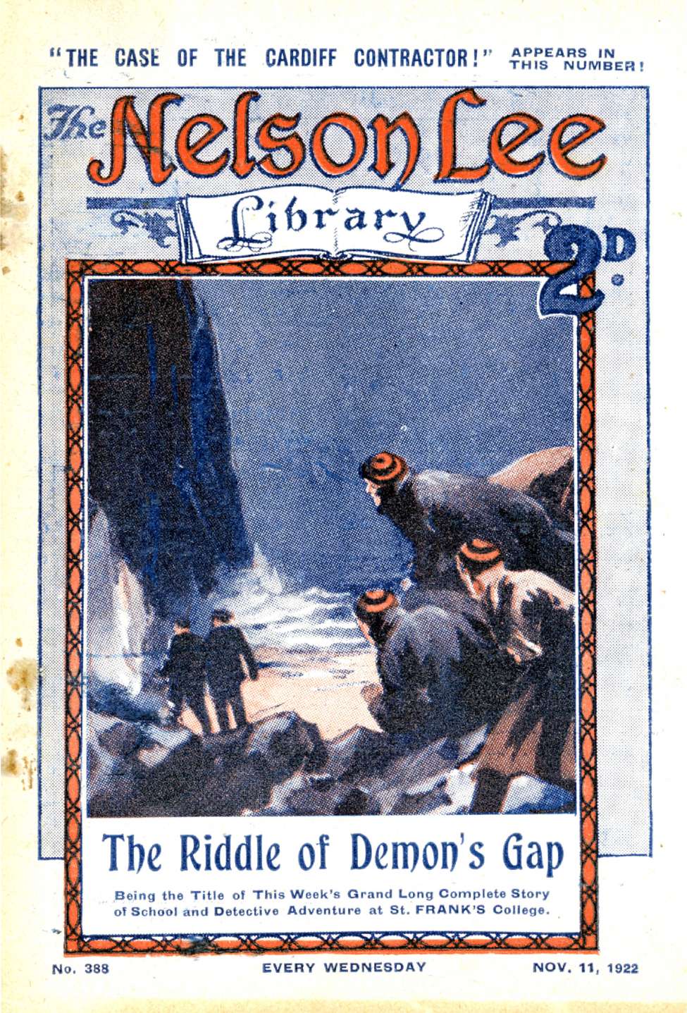 Comic Book Cover For Nelson Lee Library s1 388 - The Riddle of the Demon's Gap