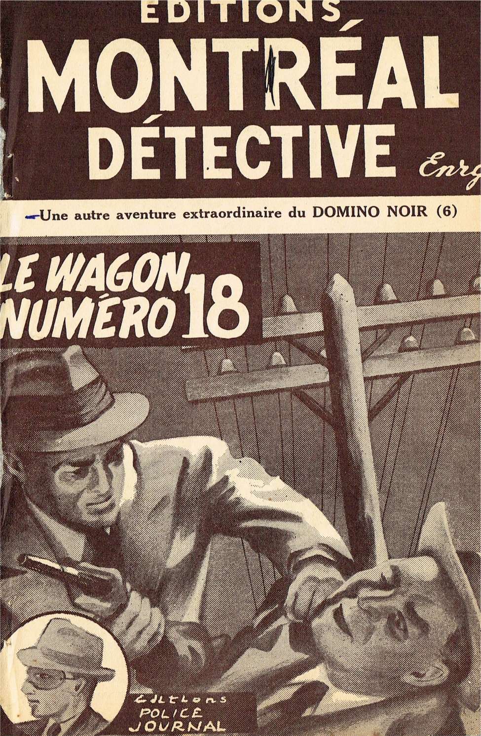 Comic Book Cover For Domino Noir v2 6 - Le wagon numéro 18