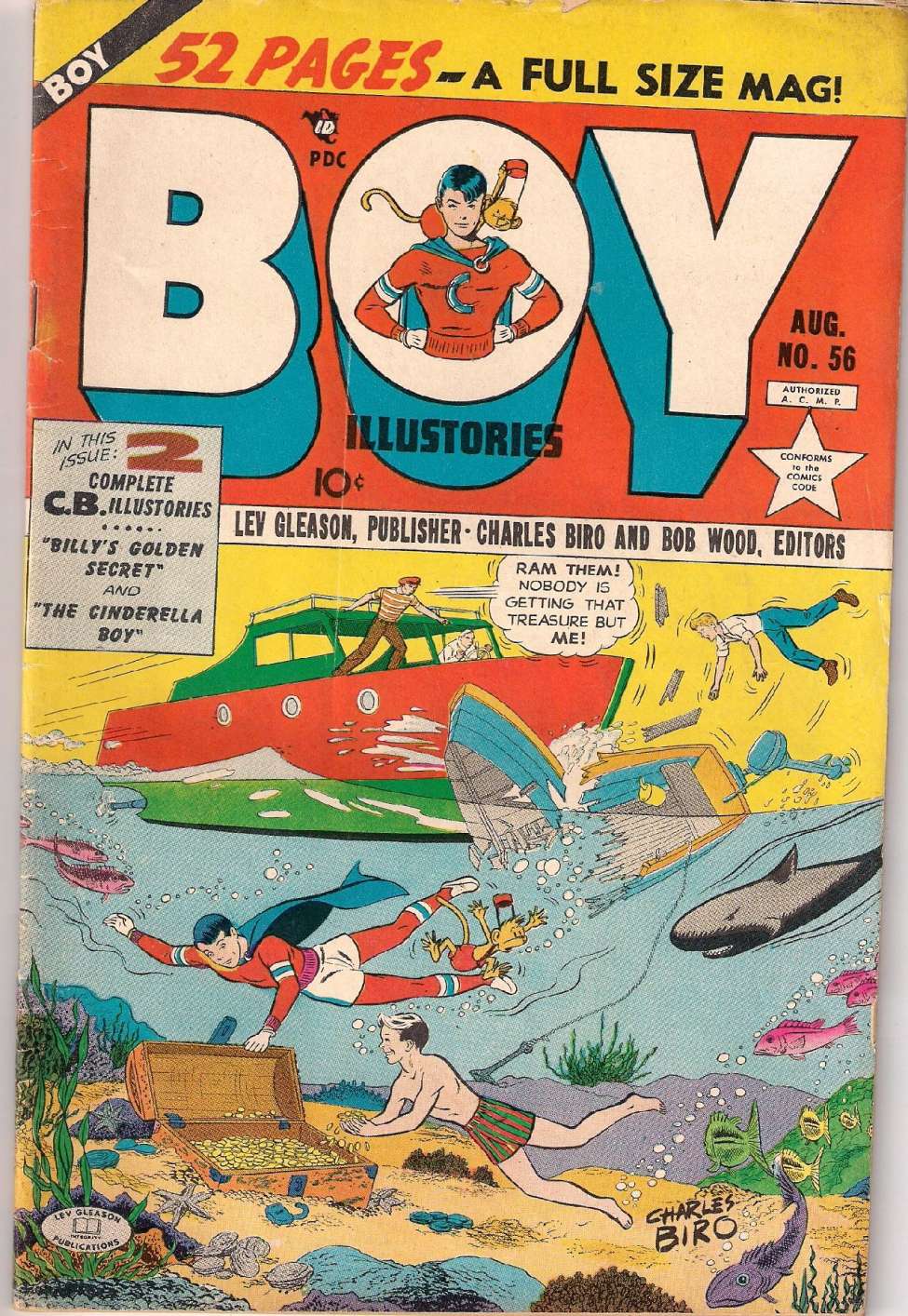 Comic Book Cover For Boy Comics 56