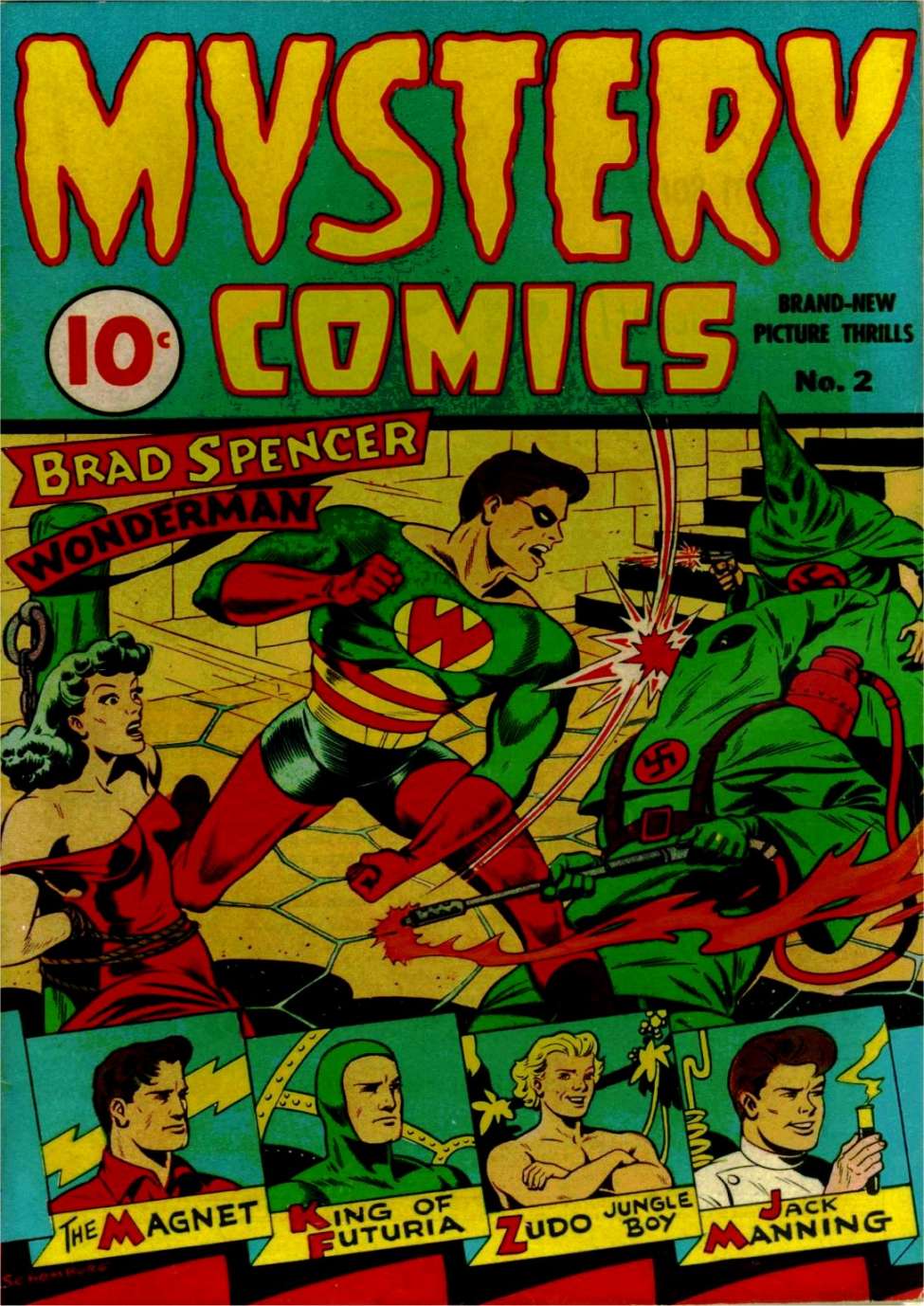 Comic Book Cover For Mystery Comics 2 - Version 1