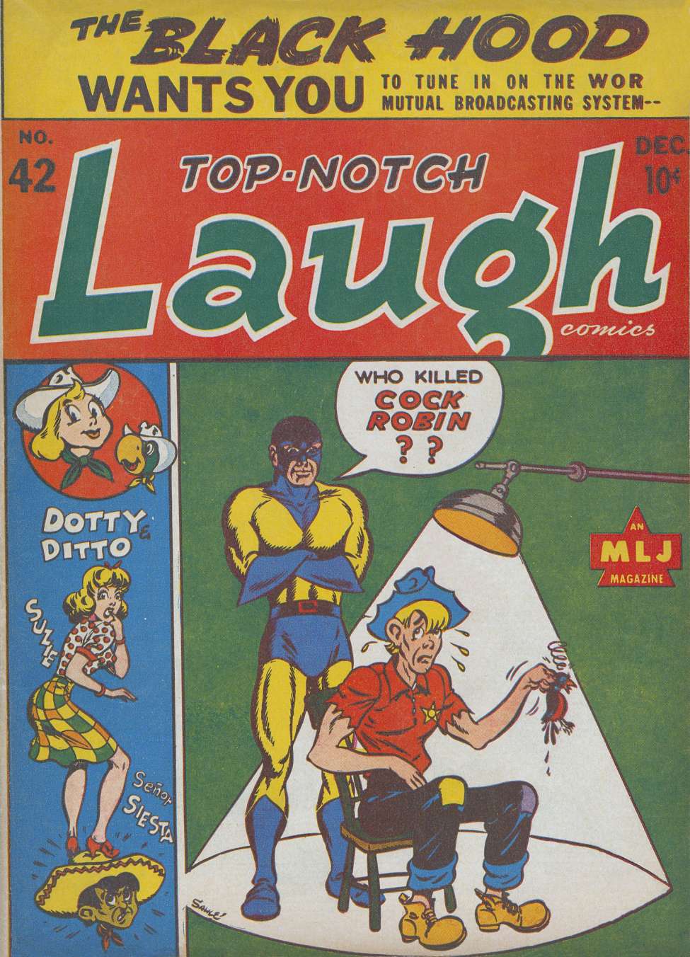 Comic Book Cover For Top Notch Laugh Comics 42