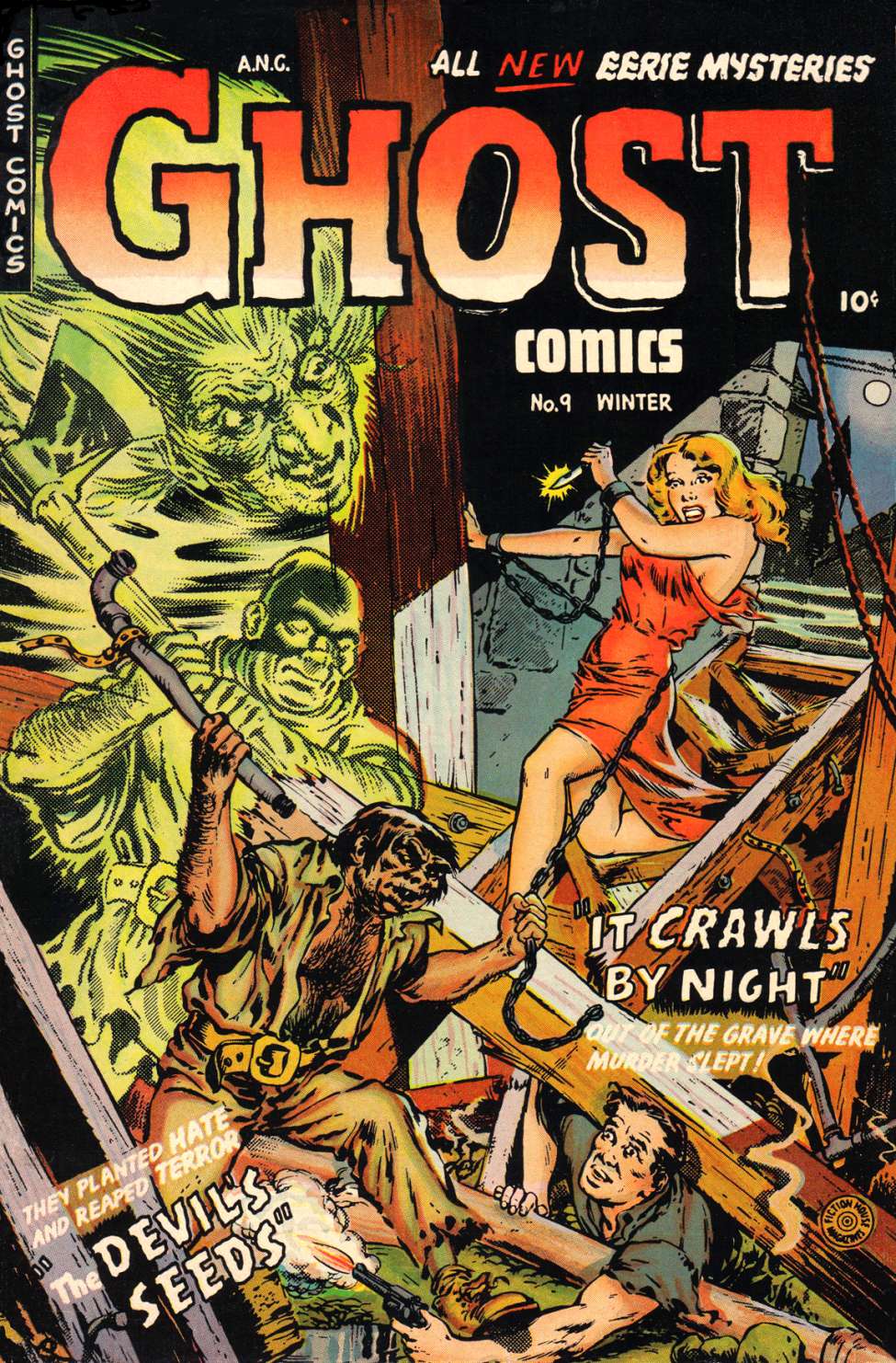 Comic Book Cover For Ghost Comics 9