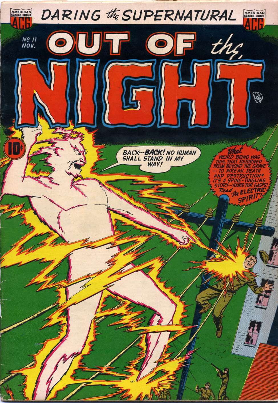 Comic Book Cover For Out of the Night 11