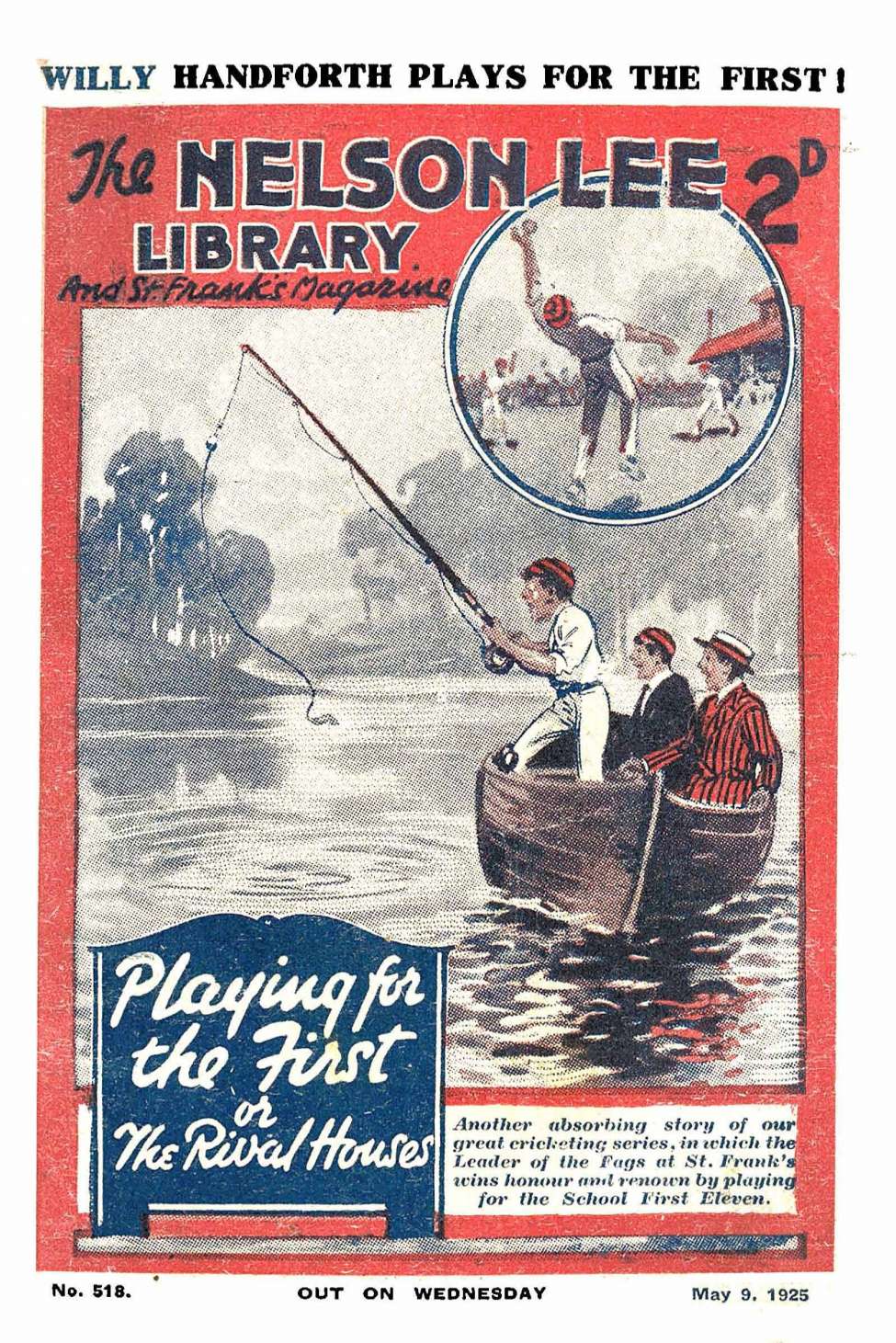 Book Cover For Nelson Lee Library s1 518 - Playing for the Field