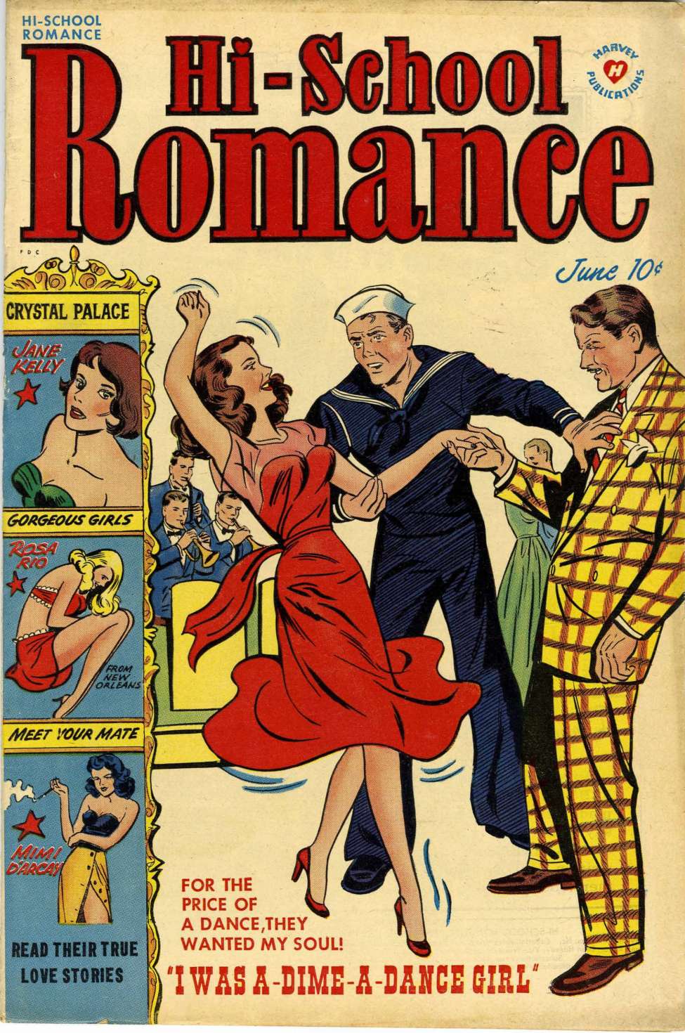 Comic Book Cover For Hi-School Romance 9 - Version 1